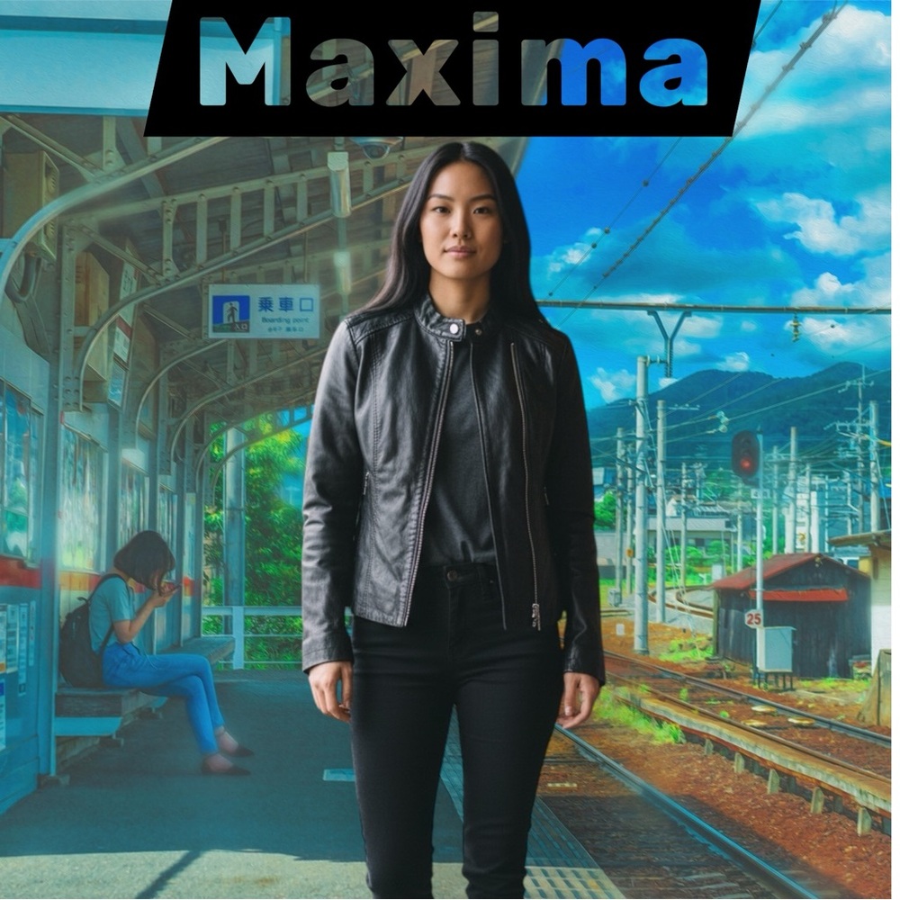 Vintage Y2K Maxima Black Leather Moto Jacket with Ring-Zip Detail - Picture 4 of 10